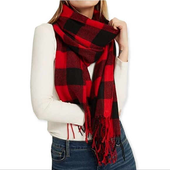 Wander Agio Women's Fashion Long Shawl Big Grid Winter Warm Lattice Larg… - Picture 1 of 5